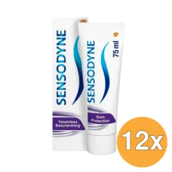 12x Sensodyne Tandpasta Tandvlees Bescherming Gevoelige Tanden (75 ml)