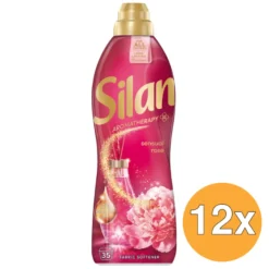 12x Silan Wasverzachter Aromatherapy Sensual Rose (770 ml)