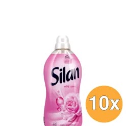10x Silan Wasverzachter Aromatherapy Sensual Rose (1100 ml)