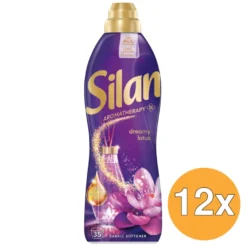 12x Silan Wasverzachter Aromatherapy Dreamy Lotus (770 ml)