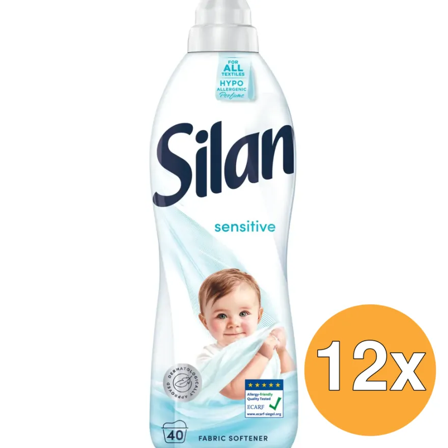 12x Silan Wasverzachter Sensitive (880 ml)