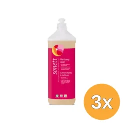 3x Sonett Handzeep rozen vloeibaar (1000 ml)