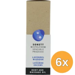 6x Sonett Mistelform Lichaams- en Massageolie Lavendel & Wierook (145 ml)