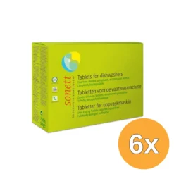 6x Sonett Vaatwasmachine tablet (25 stuks)
