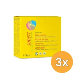 3x Sonett Wasmiddel Compact (1200 gr)