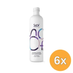 6x Soof Siroop Blauwe bes, Lavendel, Zwarte Bes & Appel (340 ml)