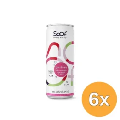 6x Soof Sparkling Roos, Kardemom, Peer, Appel (250 ml)