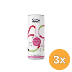 3x Soof Sparkling Roos, Kardemom, Peer, Appel (250 ml)