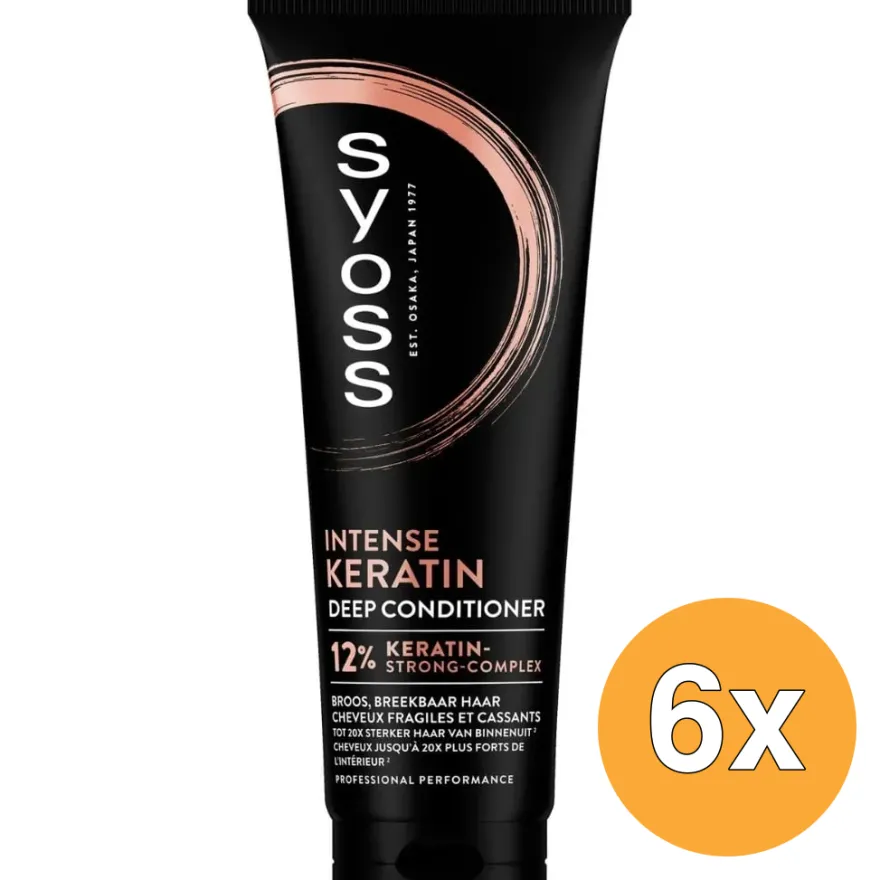 6x Syoss Conditioner Deep Intense Keratin (250 ml)