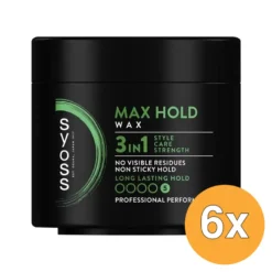 6x Syoss Wax Max Hold (150 ml)