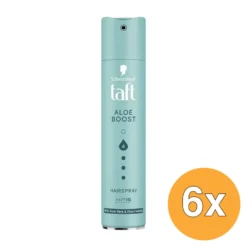 6x Taft Hairspray Aloe (250 ml)