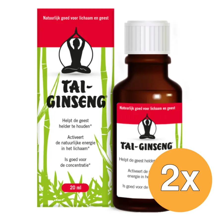 2x Tai Ginseng Tai Ginseng Elixer (20 ml)