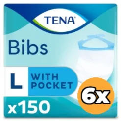 6X Tena Bibs Slap (150 stuks)