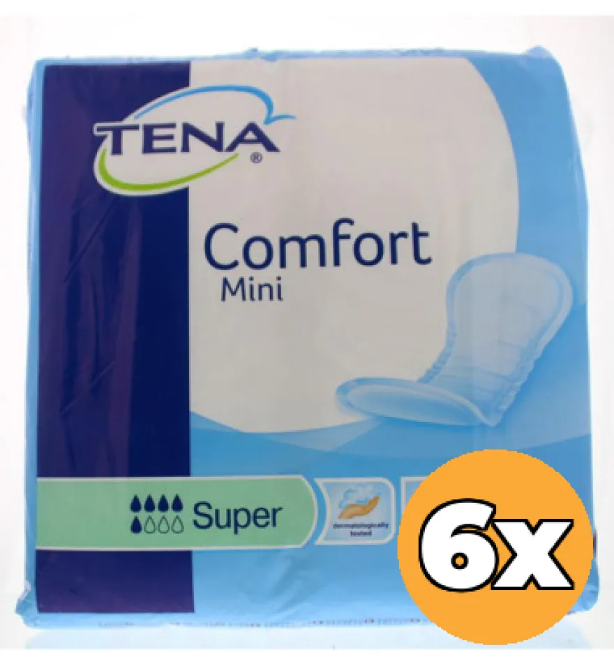 6x Tena Comfort mini super (30 stuks)
