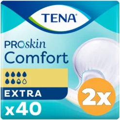 2x Tena Comfort ProSkin Extra (40 stuks)