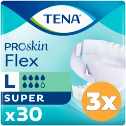 3x Tena Flex super maat L (30 stuks)