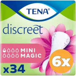 6x Tena Lady mini magic (34 stuks)