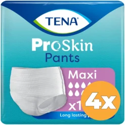 4x Tena Pants maxi proskin XL (10 stuks)