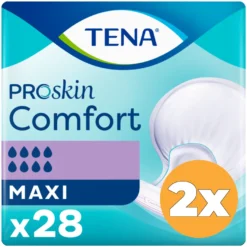 2x Tena Proskin Comfort Maxi (34 stuks)