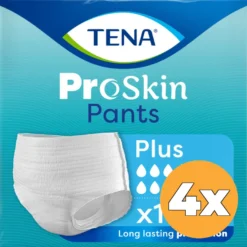 4x Tena ProSkin Pants Plus Large (14 stuks)