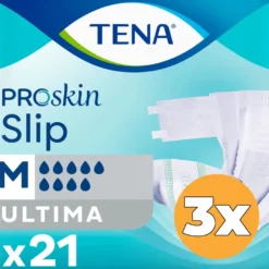 3x Tena ProSkin Slip Ultima Medium (21 stuks)