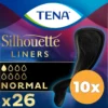 10x Tena Silhouette noir liner (26 stuks)