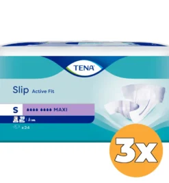 3x Tena Slip Active Fit Maxi S (24 stuks)