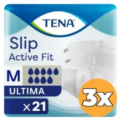 3x Tena Slip Active Fit Ultima Medium (21 stuks)