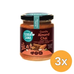 3x Terrasana Amandelpasta Chai Crunchy (250 gr)