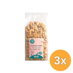 3x Terrasana Cashewnoten Geroosterd Met Zout Bio (750 gr)
