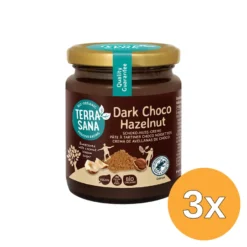 3x Terrasana Choco Hazelnootpasta Puur Bio (250 gr)