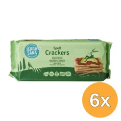 6x TerraSana Crackers Spelt (250 gr)