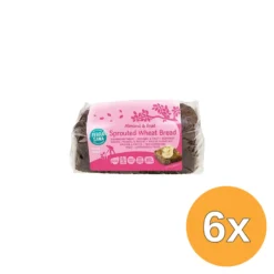 6x Terrasana Gekiemd Brood Zuidvruchten Amandel Bio (400 gr)