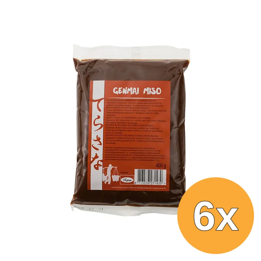 6x Terrasana Genmai Miso (400 gr)