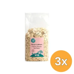 3x Terrasana Havervlokkengrof Bio (750 gr)