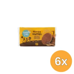 6x TerraSana Honingwafels bio (175 gr)