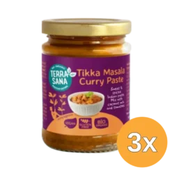 3x Terrasana Indiase Tikka Masala Currypasta (130 gr)