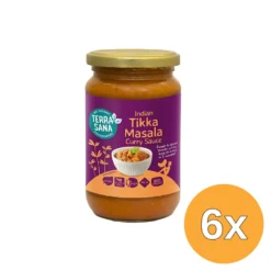 6x Terrasana Indiase Tikka Masala Currysaus (350 gr)