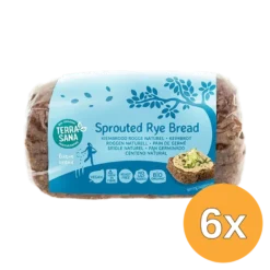6x Terrasana Kiembrood Rogge Naturel – Bio (400 gr)