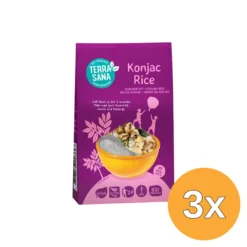 3x Terrasana Konjac Rijst Bio (250 gr)