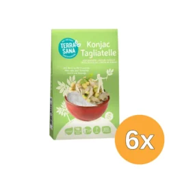 6x TerraSana Konjac tagliatelle bio (250 gr)
