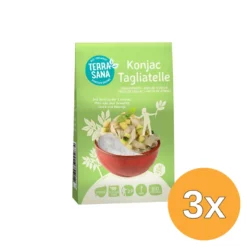 3x TerraSana Konjac tagliatelle bio (250 gr)