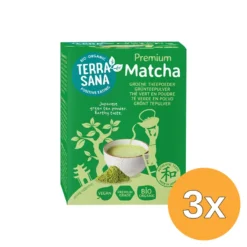 3x Terrasana Matcha Premiumgroene Thee Bio (30 gr)