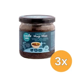 3x Terrasana Mugi Miso Ongepasteuriseerd Glas Bio (350 gr)