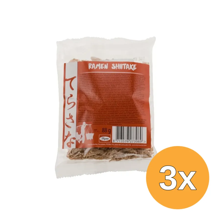 3x Terrasana Paddenstoel Noodles (88 gr)
