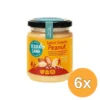 6x TerraSana Pindakaas Fijn met zeezout bio (250 gr)