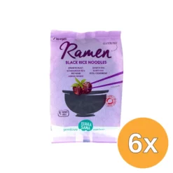 6x TerraSana Ramen zwarte rijst bio (280 gr)