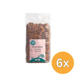 6x Terrasana Raw Amandelen Bruin Bio (750 gr)