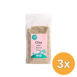 3x Terrasana Raw Chia Zaad Wit Bio (300 gr)