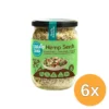 6x Terrasana Raw Hennepzaad Gepeld In Glas Bio (275 gr)